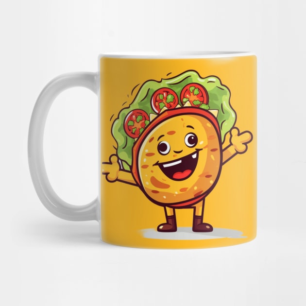 kawaii Taco cehees T-Shirt cute potatofood funny by nonagobich